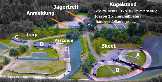 Übersicht Anlage Schießplatz